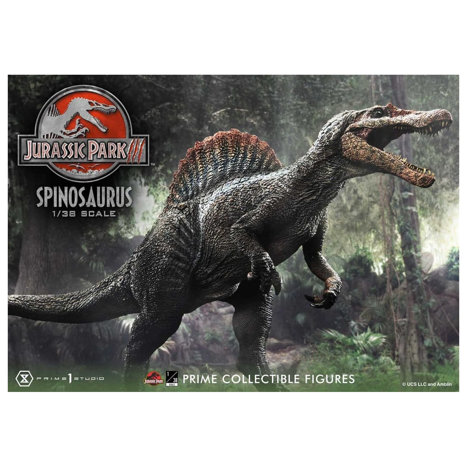 Jurassic Park III (Film) Prime Collectible Figures Statue 1/38 Spinosaurus 24 cm product photo