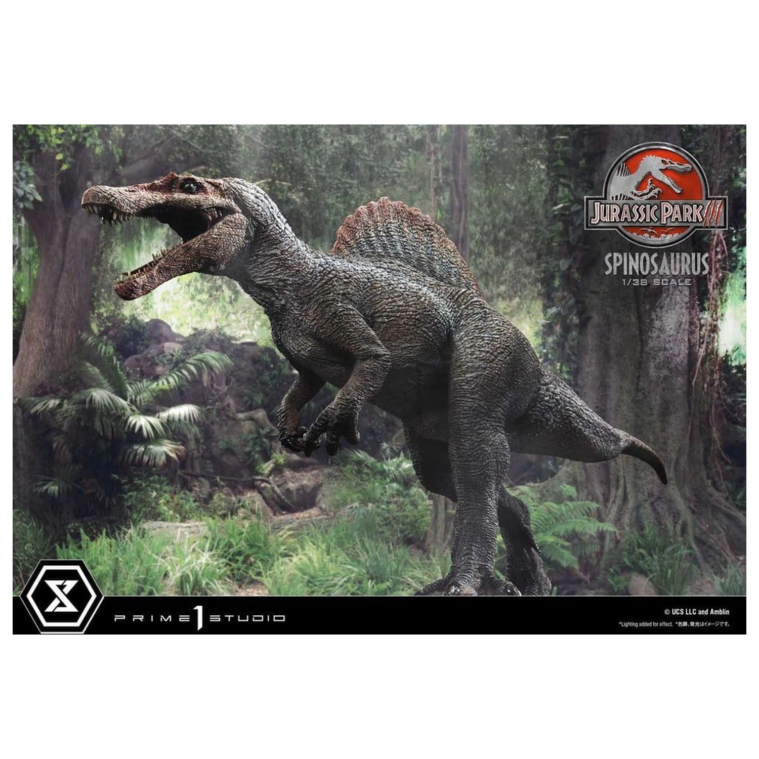 Jurassic Park III (Film) Prime Collectible Figures Statue 1/38 Spinosaurus 24 cm product photo