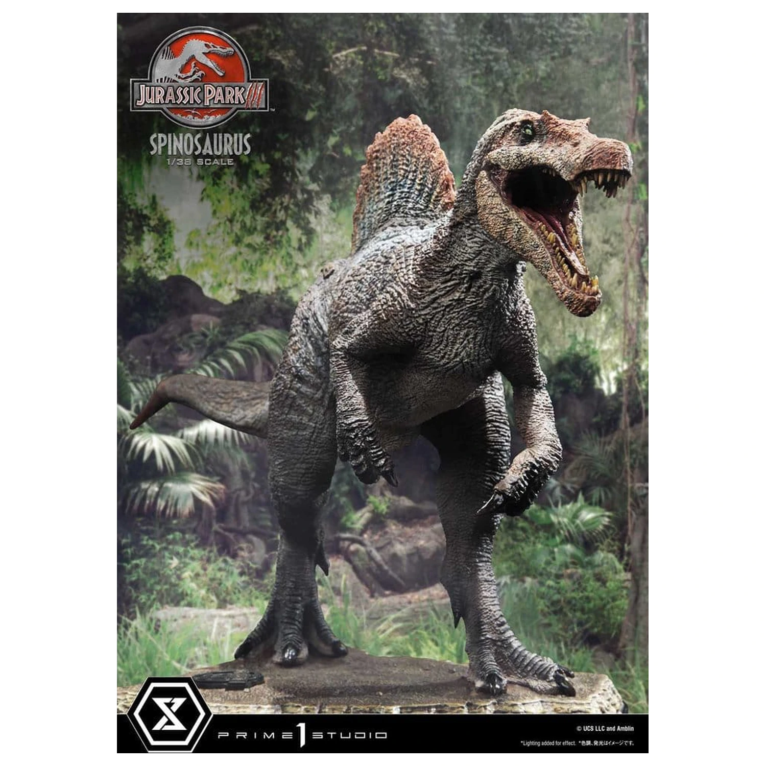 Jurassic Park III (Film) Prime Collectible Figures Statue 1/38 Spinosaurus 24 cm product photo