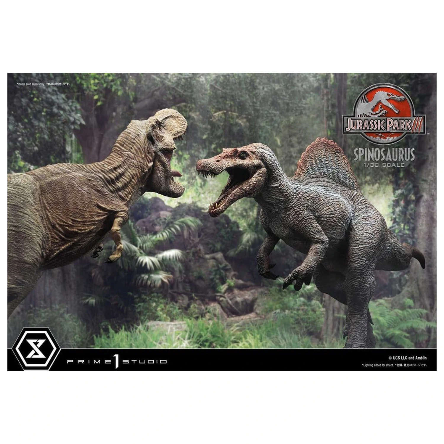 Jurassic Park III (Film) Prime Collectible Figures Statue 1/38 Spinosaurus 24 cm product photo