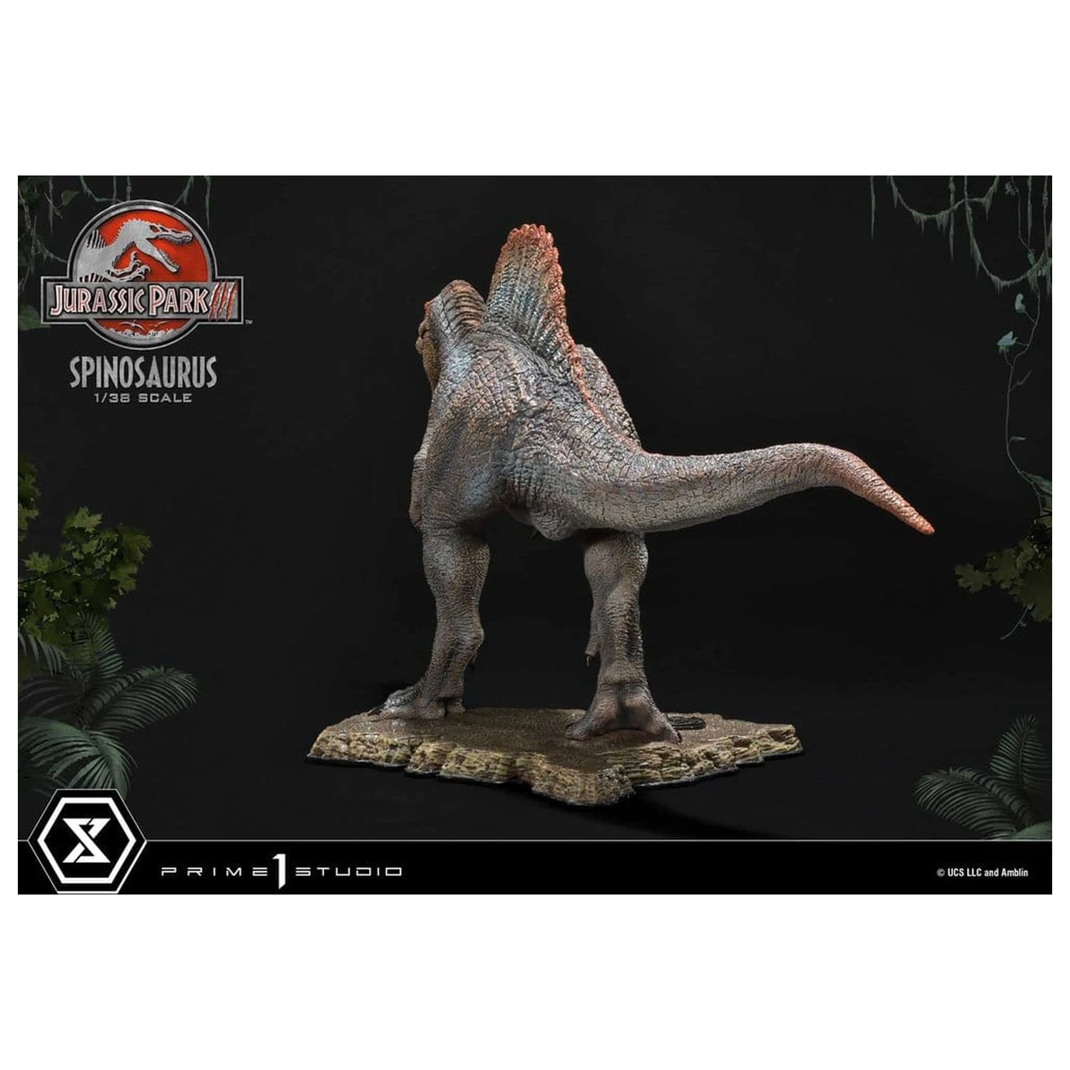 Jurassic Park III (Film) Prime Collectible Figures Statue 1/38 Spinosaurus 24 cm product photo