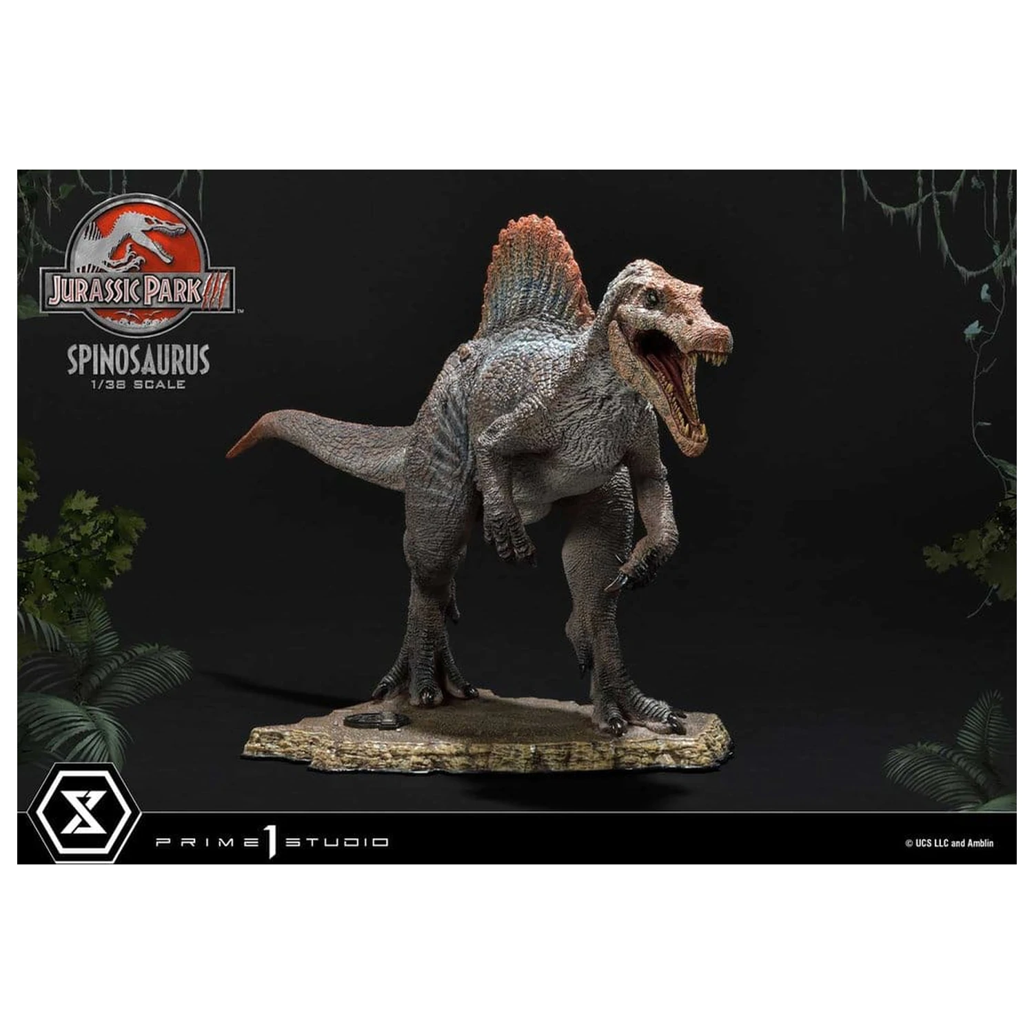 Jurassic Park III (Film) Prime Collectible Figures Statue 1/38 Spinosaurus 24 cm product photo