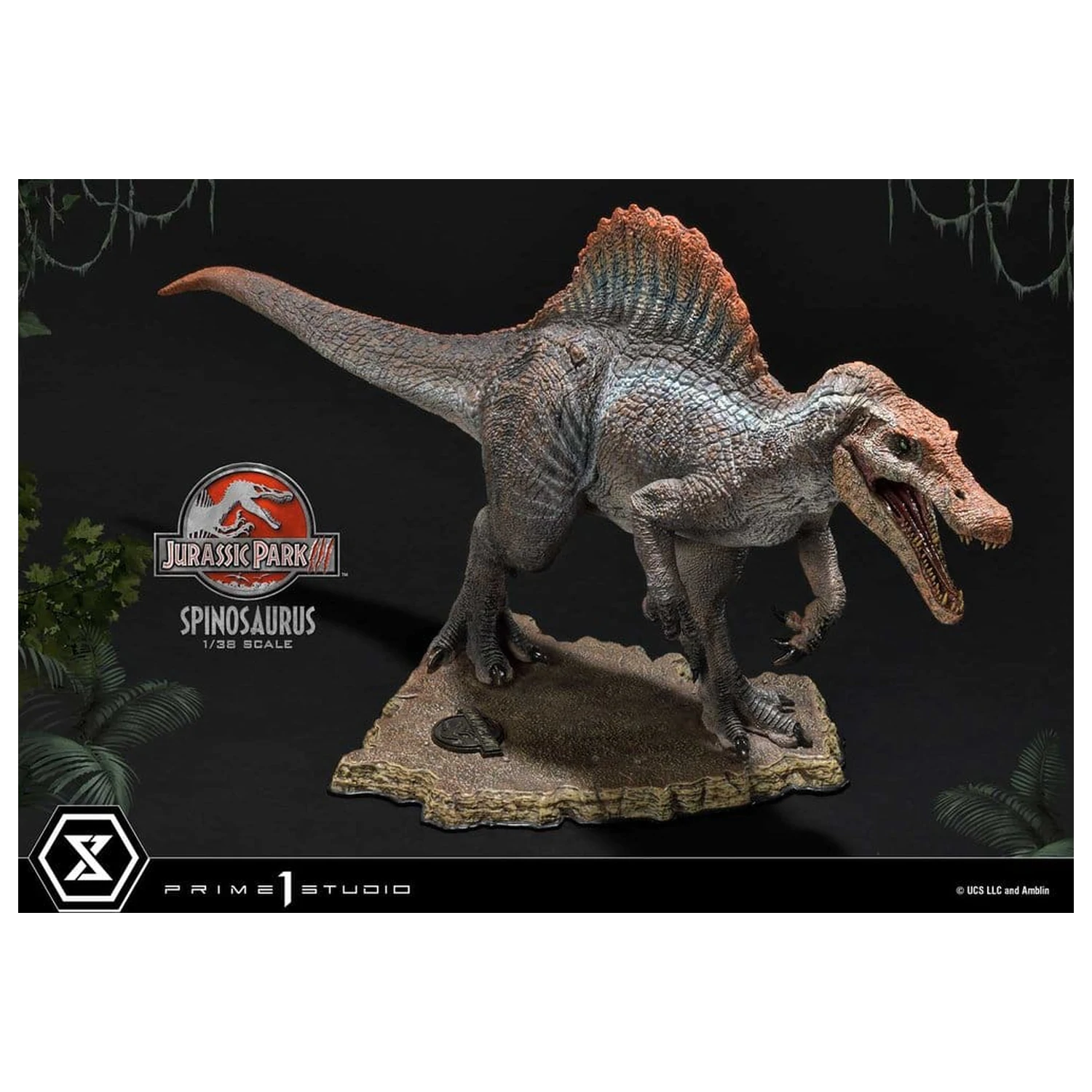 Jurassic Park III (Film) Prime Collectible Figures Statue 1/38 Spinosaurus 24 cm product photo