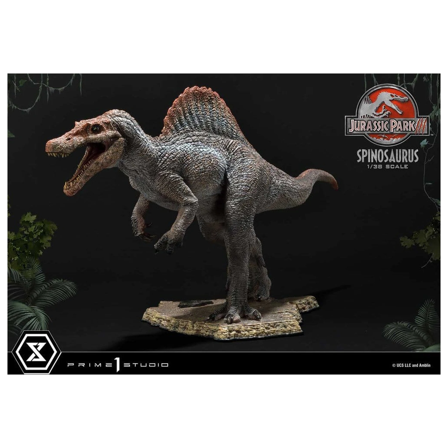 Jurassic Park III (Film) Prime Collectible Figures Statue 1/38 Spinosaurus 24 cm product photo