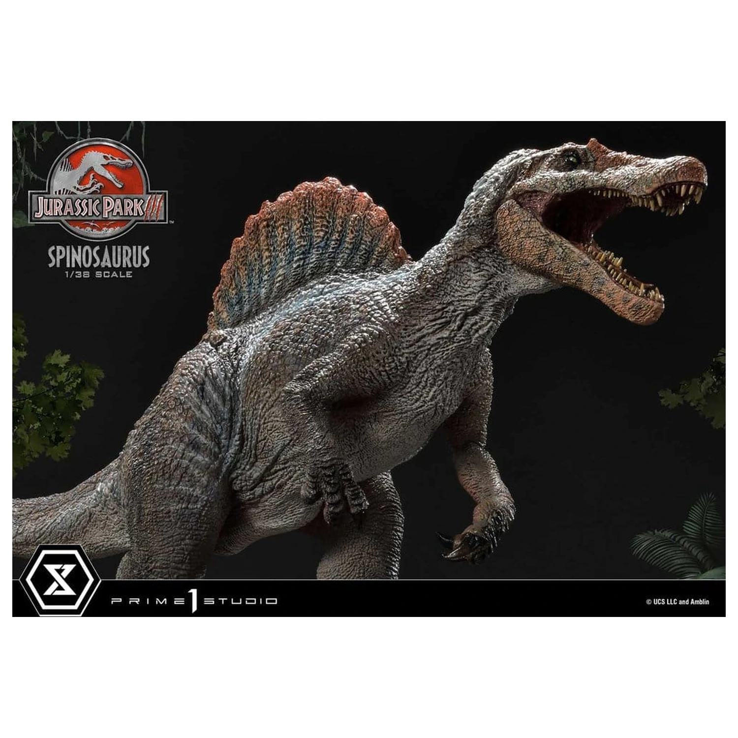 Jurassic Park III (Film) Prime Collectible Figures Statue 1/38 Spinosaurus 24 cm product photo