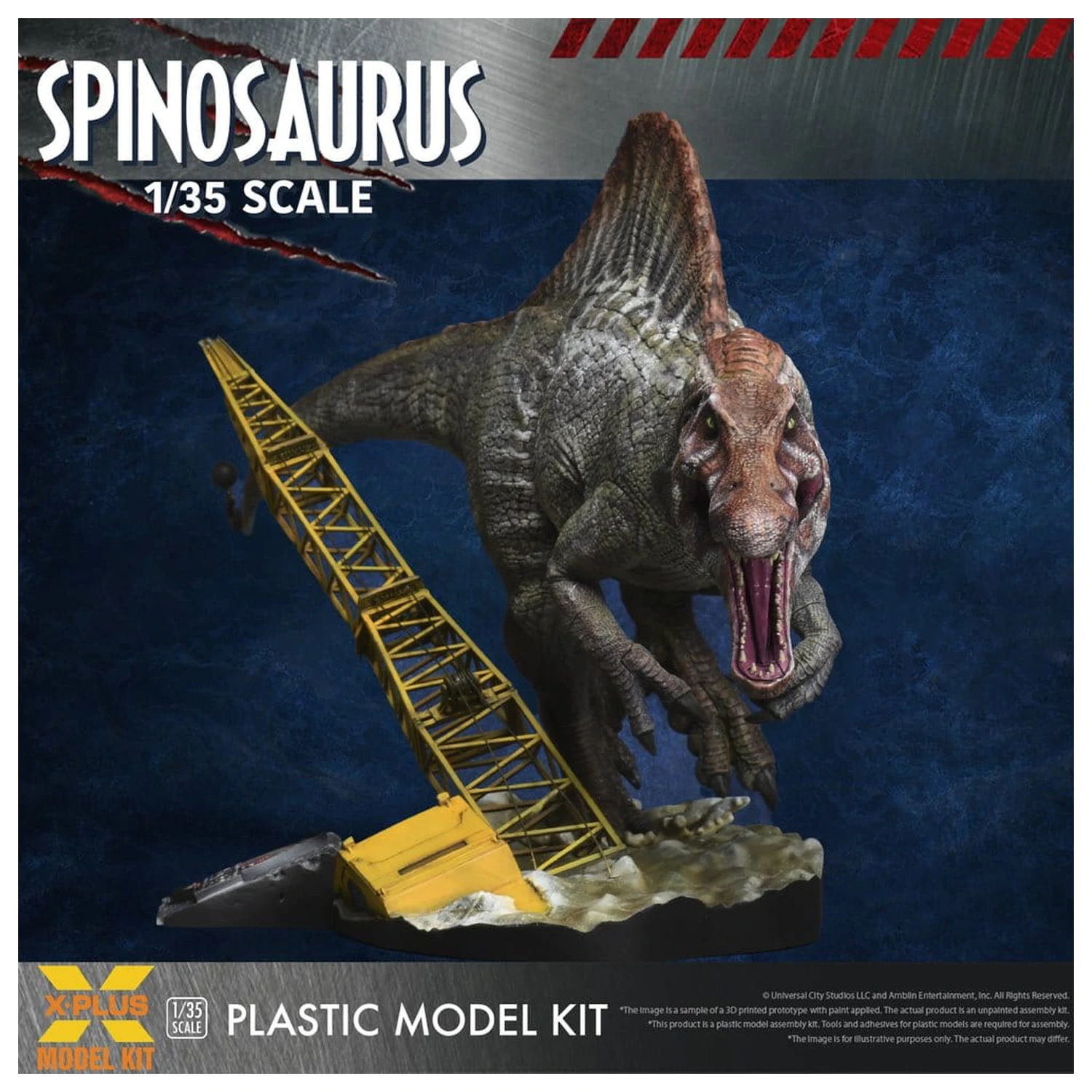 Jurassic Park III Plastic Model Kit 1/35 Spinosaurus 19 cm (Reproduction) product photo