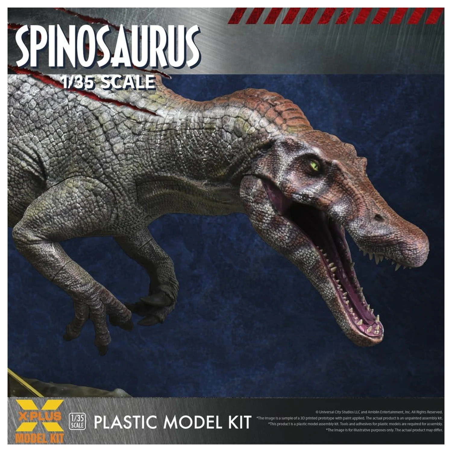 Jurassic Park III Plastic Model Kit 1/35 Spinosaurus 19 cm (Reproduction) product photo