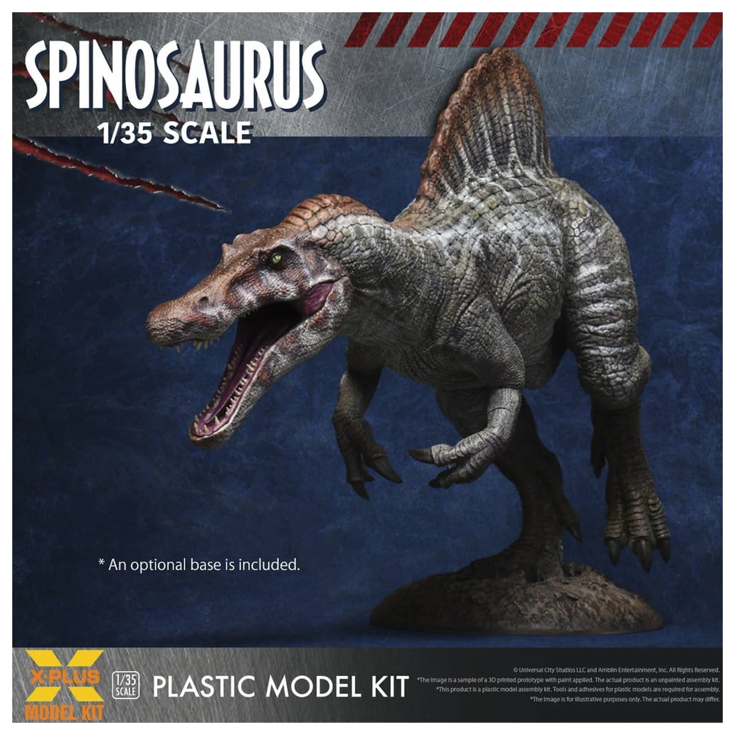Jurassic Park III Plastic Model Kit 1/35 Spinosaurus 19 cm (Reproduction) product photo