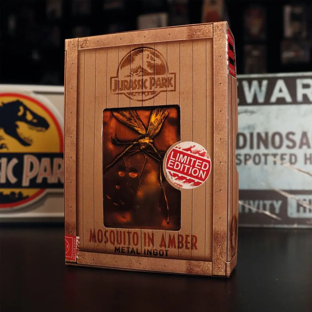 Jurassic Park Ingot Mosquito in Amber Limited Edition product photo