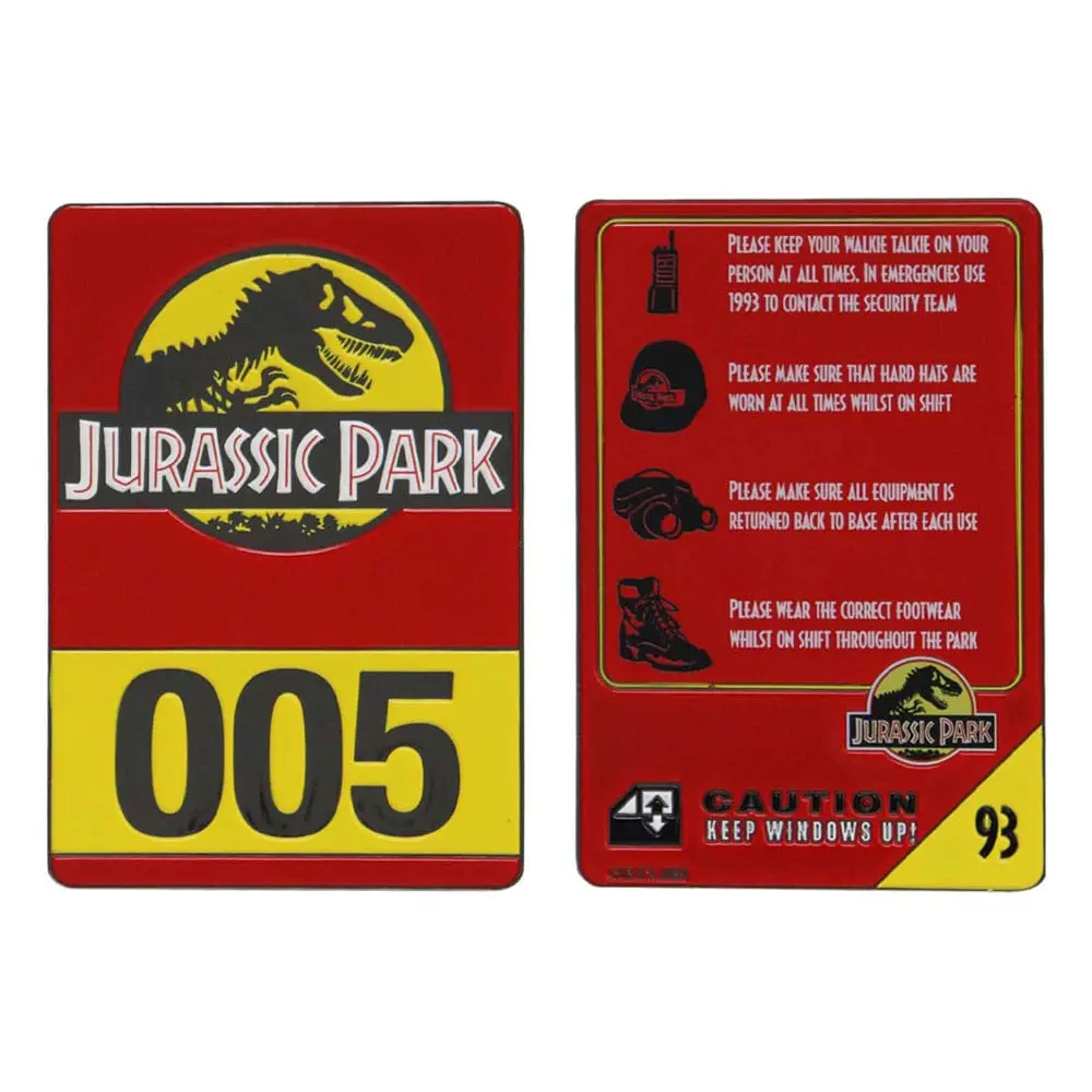 Jurassic Park Metal Card 30th Anniversary Jeep Limited Edition product photo