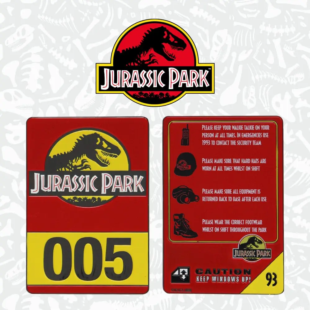 Jurassic Park Metal Card 30th Anniversary Jeep Limited Edition product photo