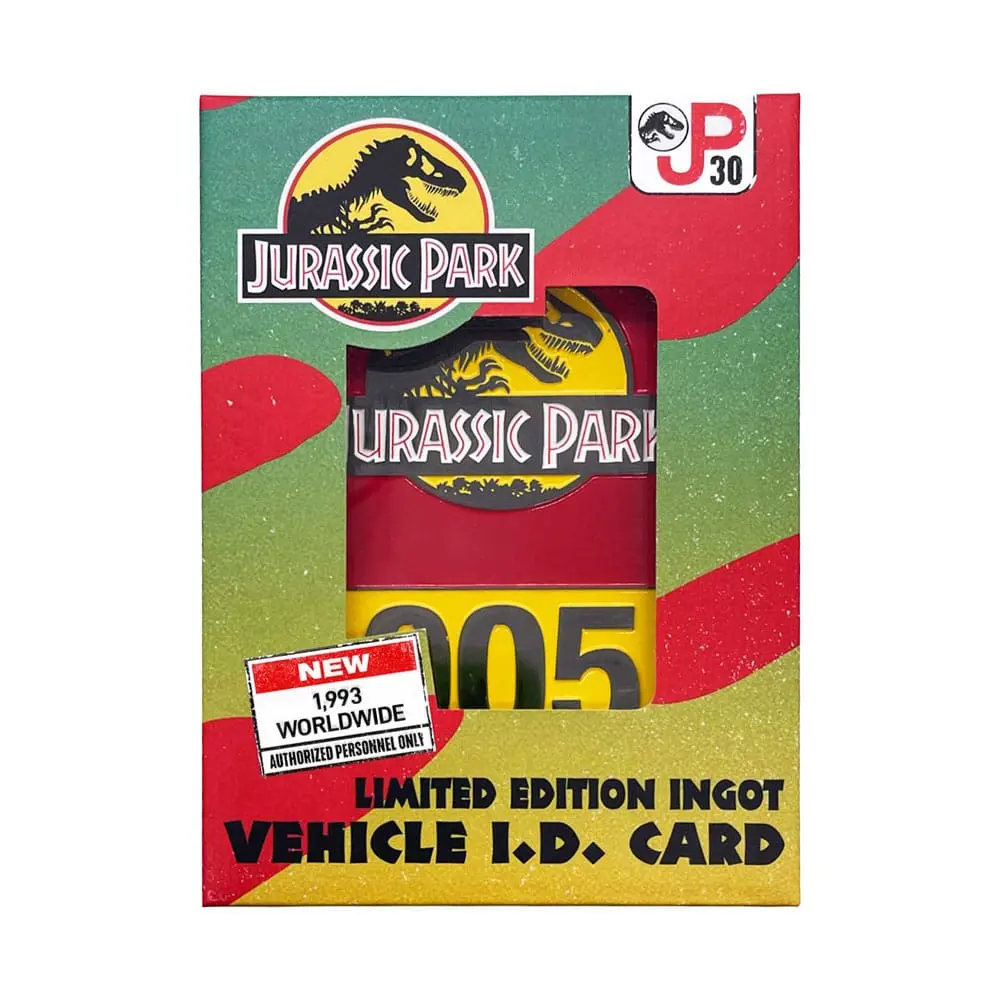 Jurassic Park Metal Card 30th Anniversary Jeep Limited Edition product photo