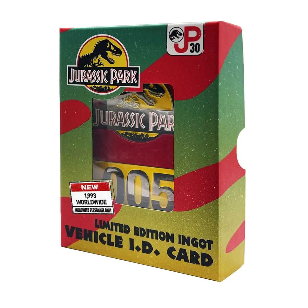 Jurassic Park Metal Card 30th Anniversary Jeep Limited Edition product photo