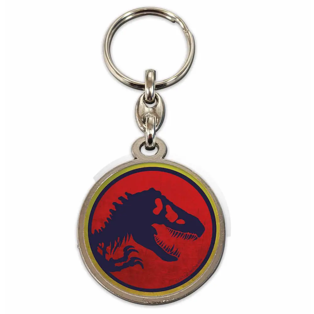 Jurassic Park Metal Keychain Logo 7 cm termékfotó