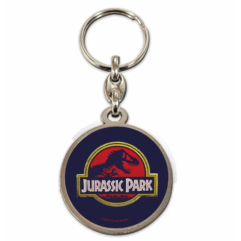 Jurassic Park Metal Keychain Movie Logo 7 cm product photo