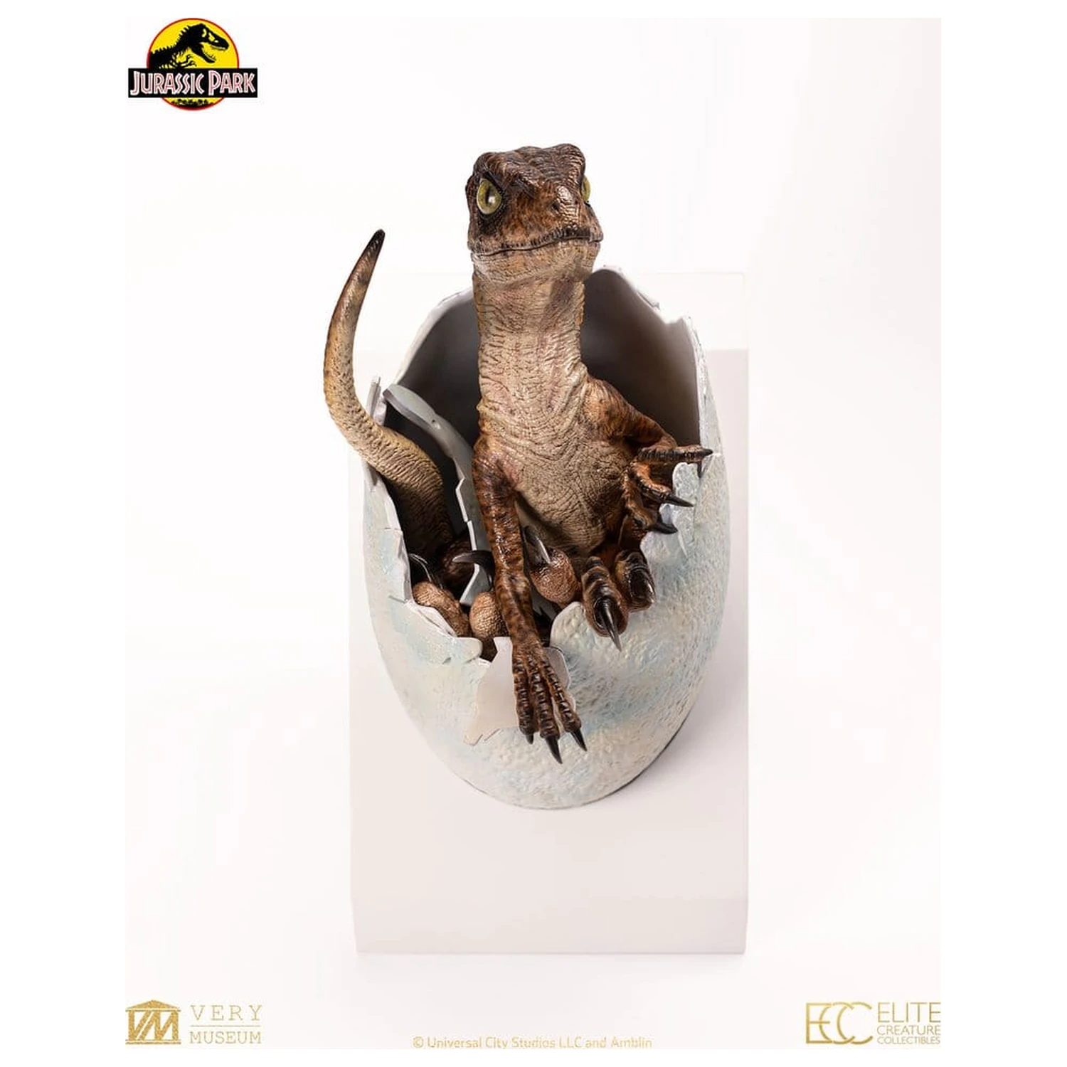Jurassic Park Replica Bust Velociraptor Hatching Egg 24 cm product photo