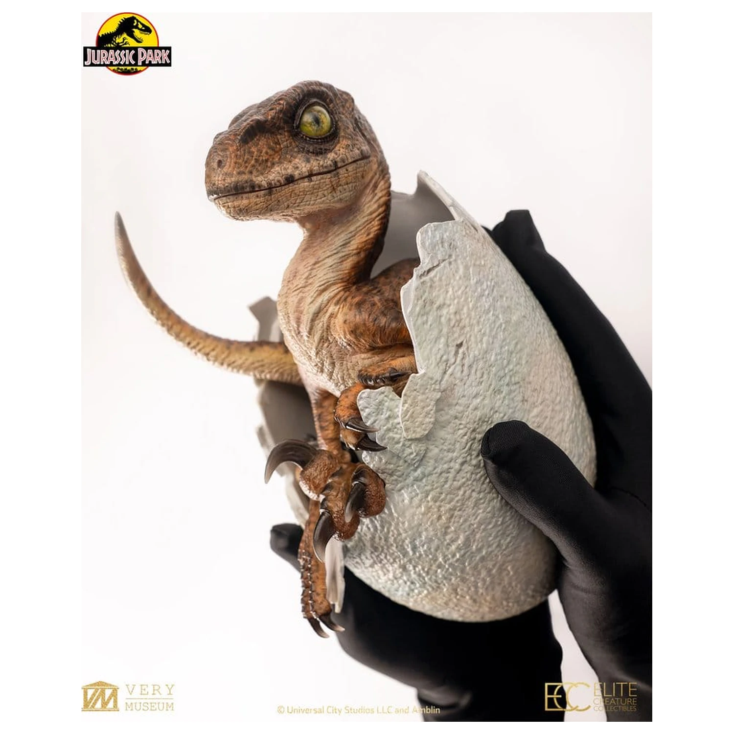 Jurassic Park Replica Bust Velociraptor Hatching Egg 24 cm product photo
