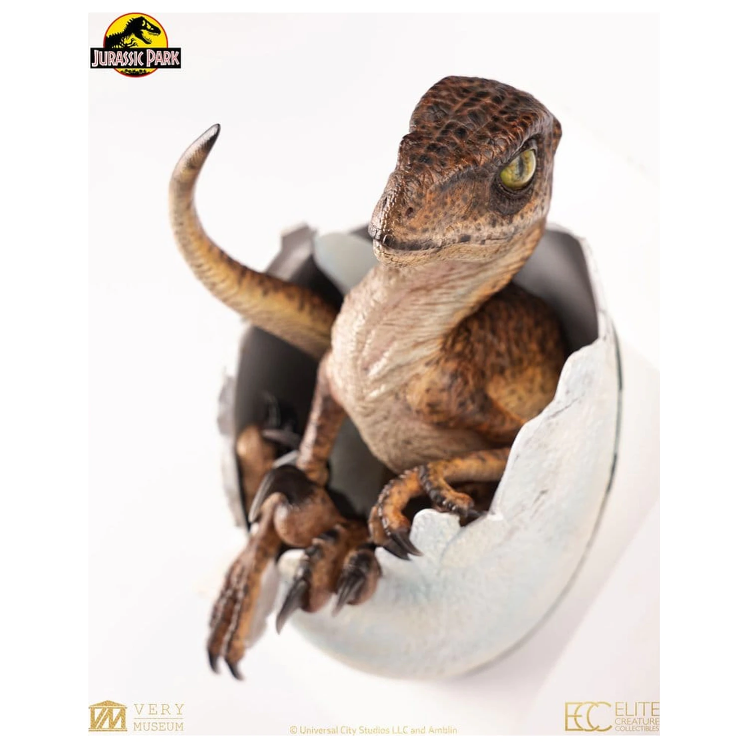 Jurassic Park Replica Bust Velociraptor Hatching Egg 24 cm product photo