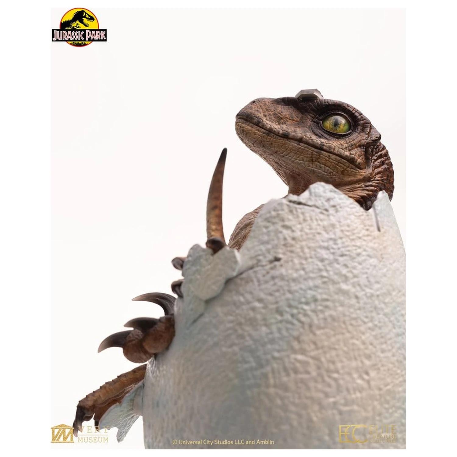 Jurassic Park Replica Bust Velociraptor Hatching Egg 24 cm product photo