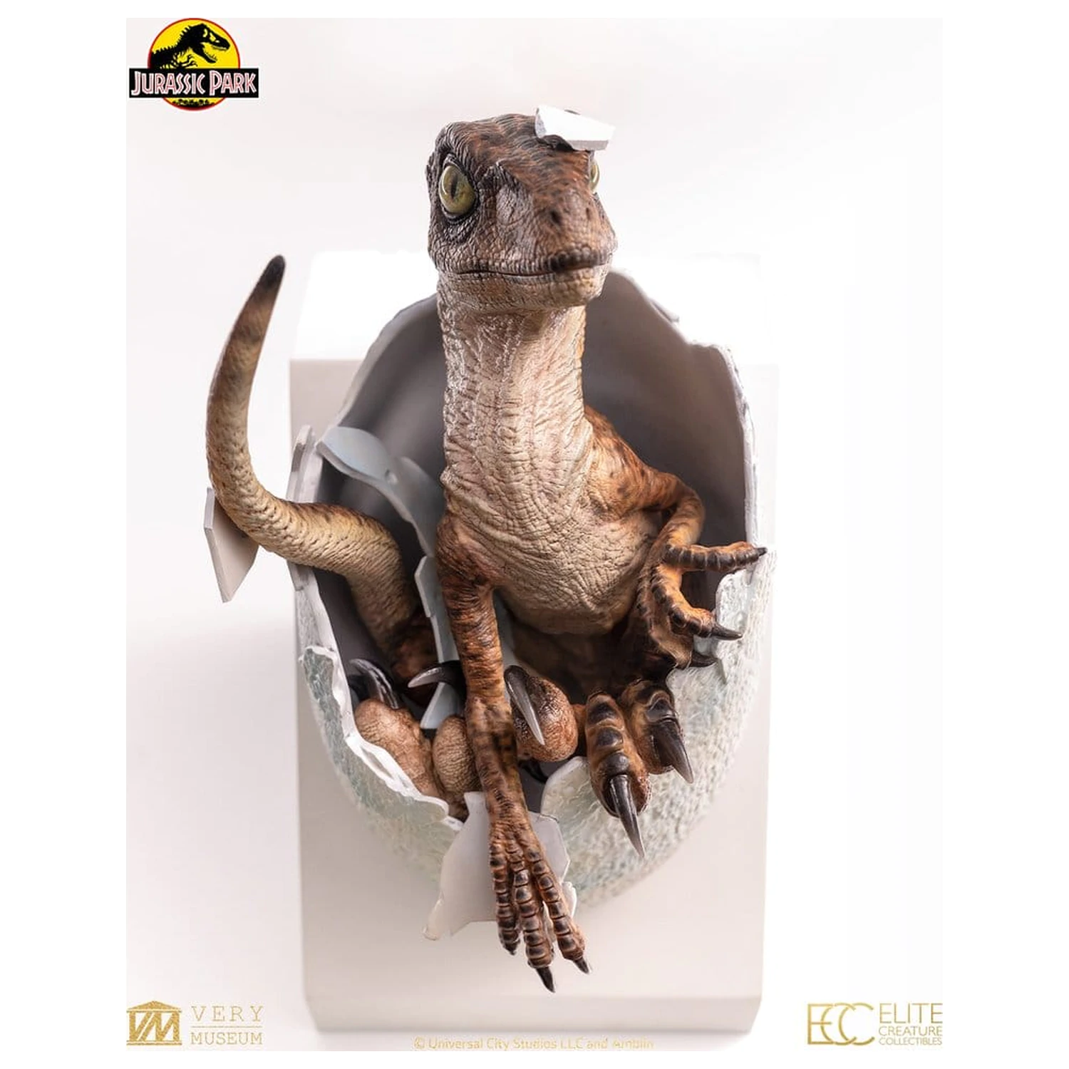 Jurassic Park Replica Bust Velociraptor Hatching Egg 24 cm product photo