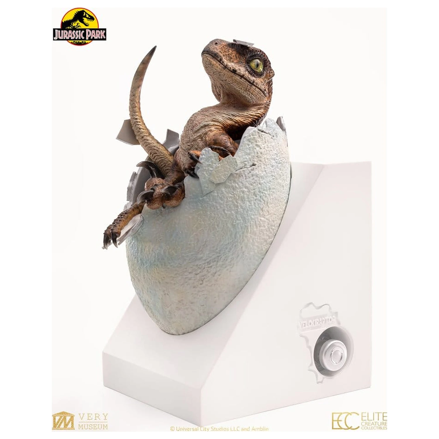 Jurassic Park Replica Bust Velociraptor Hatching Egg 24 cm product photo