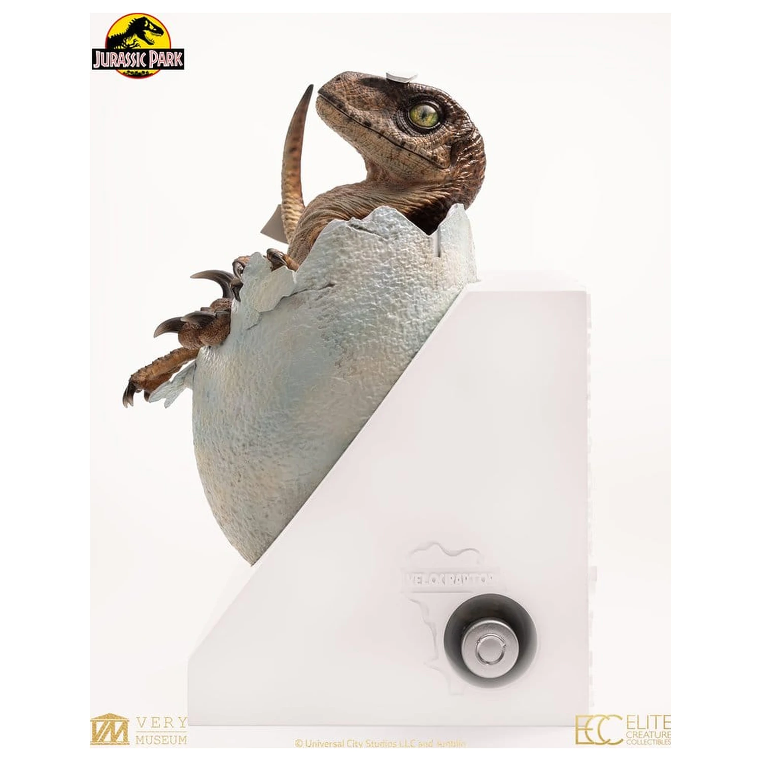 Jurassic Park Replica Bust Velociraptor Hatching Egg 24 cm product photo