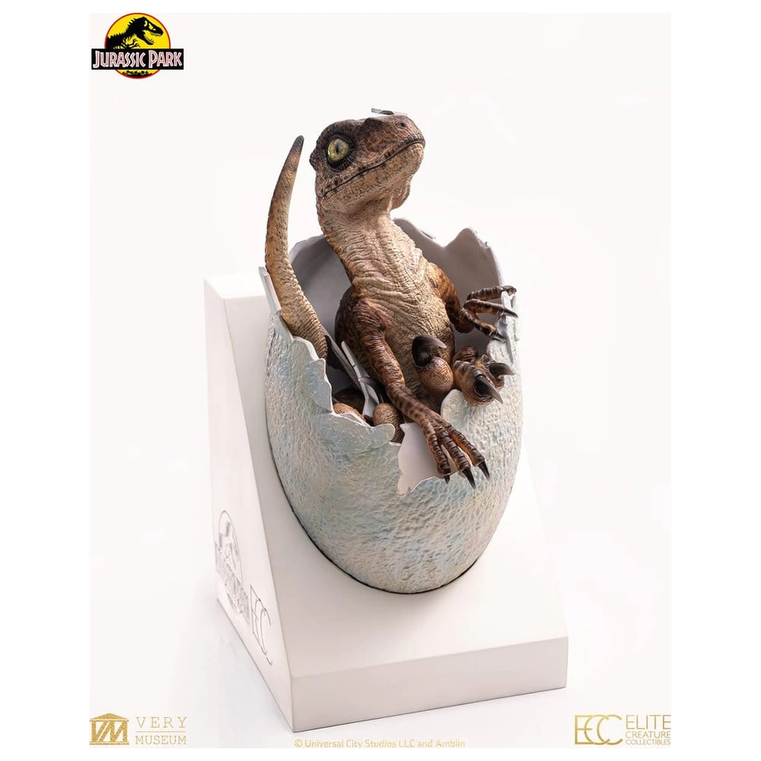 Jurassic Park Replica Bust Velociraptor Hatching Egg 24 cm product photo