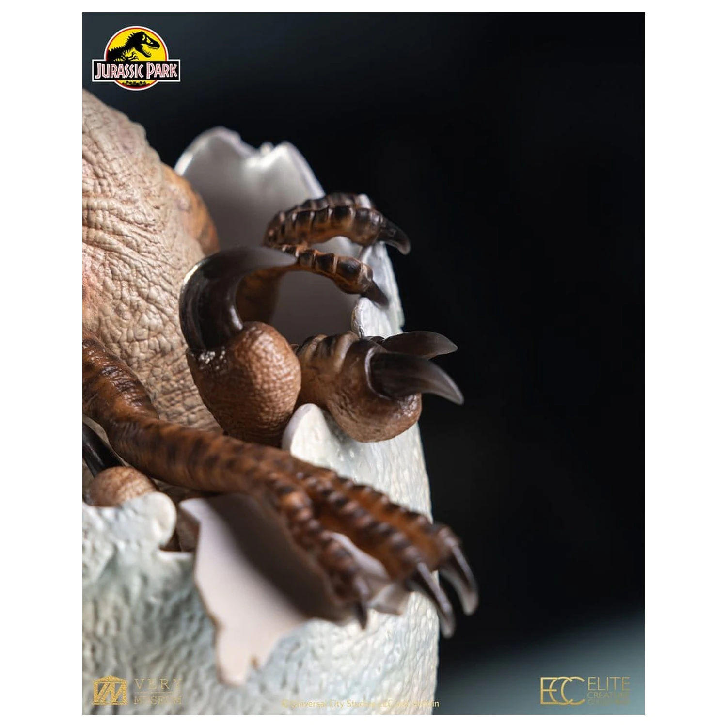 Jurassic Park Replica Bust Velociraptor Hatching Egg 24 cm product photo