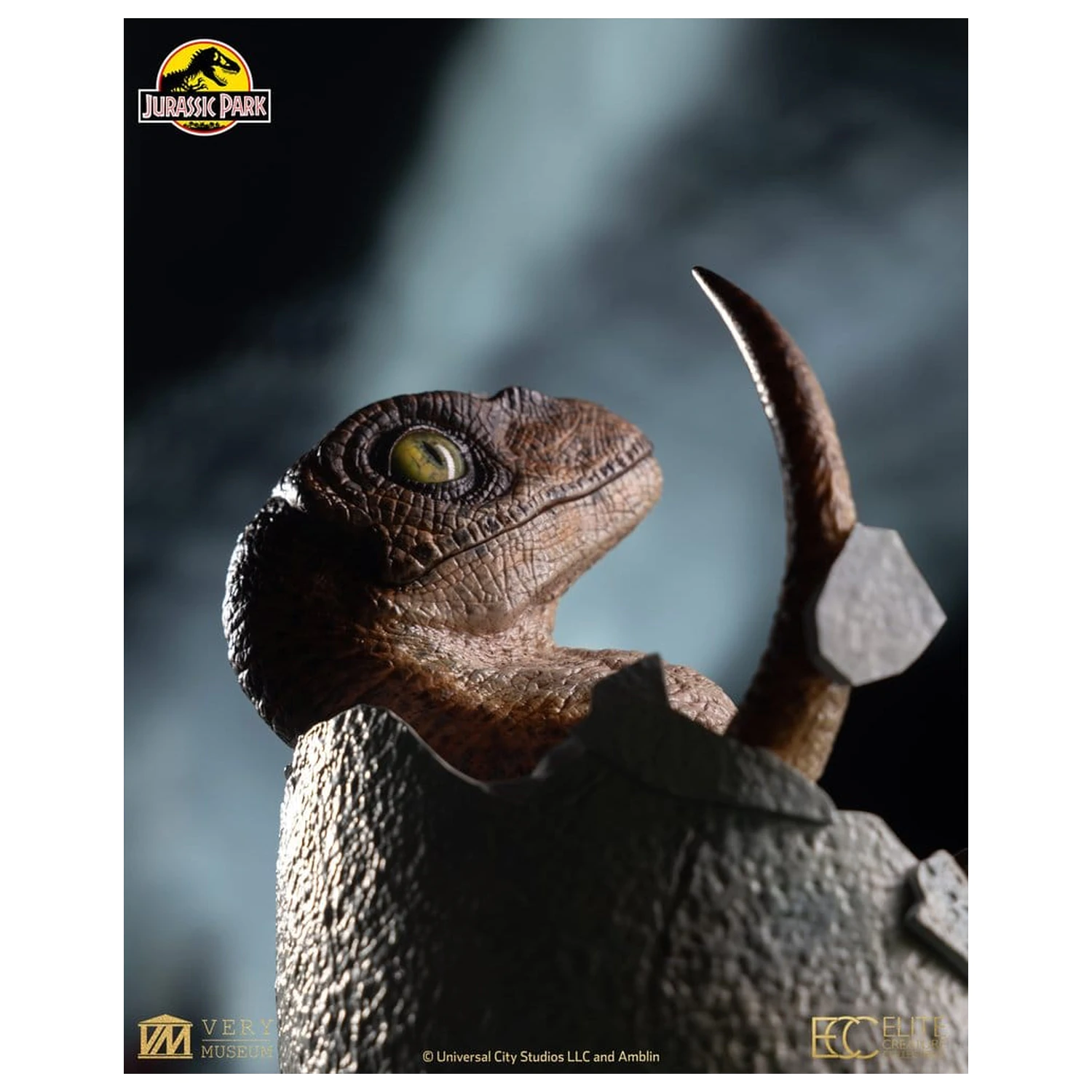 Jurassic Park Replica Bust Velociraptor Hatching Egg 24 cm product photo