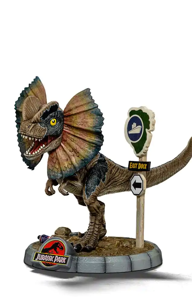 Jurassic Park Mini Co. PVC Statue Dilophosaurus 12 cm termékfotó