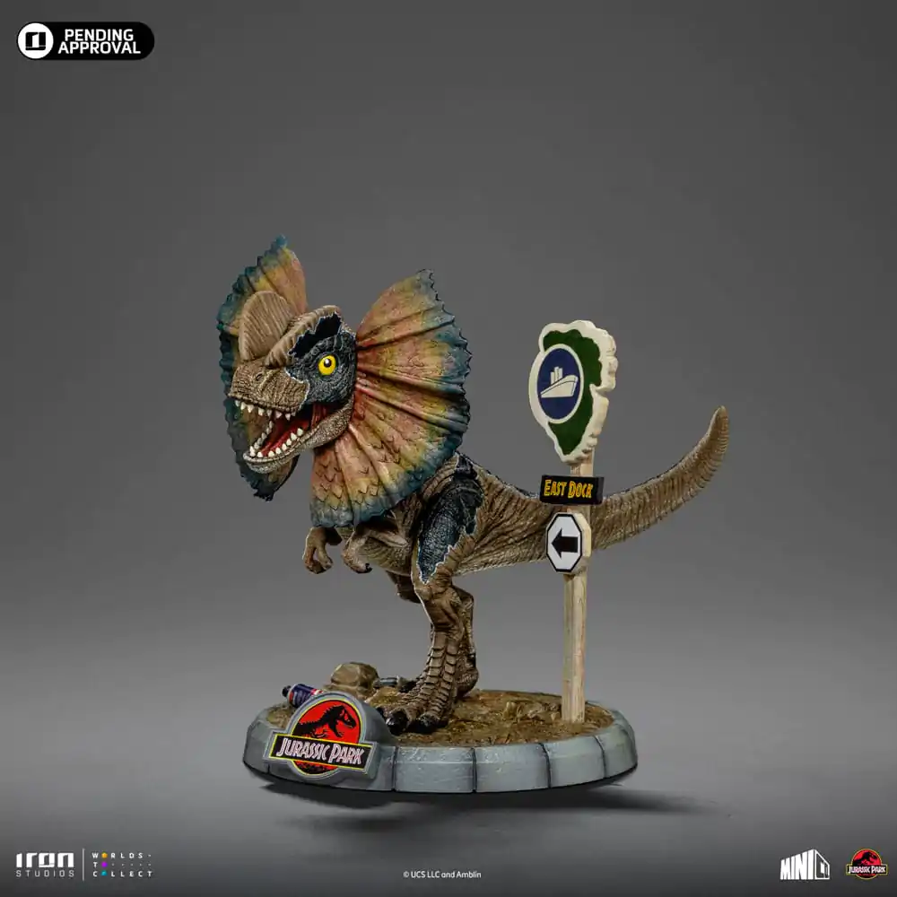 Jurassic Park Mini Co. PVC Statue Dilophosaurus 12 cm termékfotó