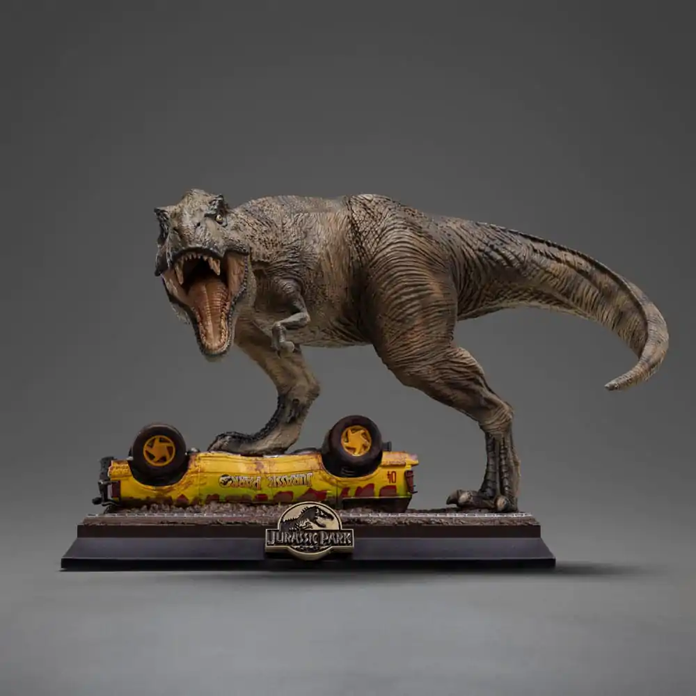 Jurassic Park Icons Statue PVC T-Rex Attack 15 cm termékfotó