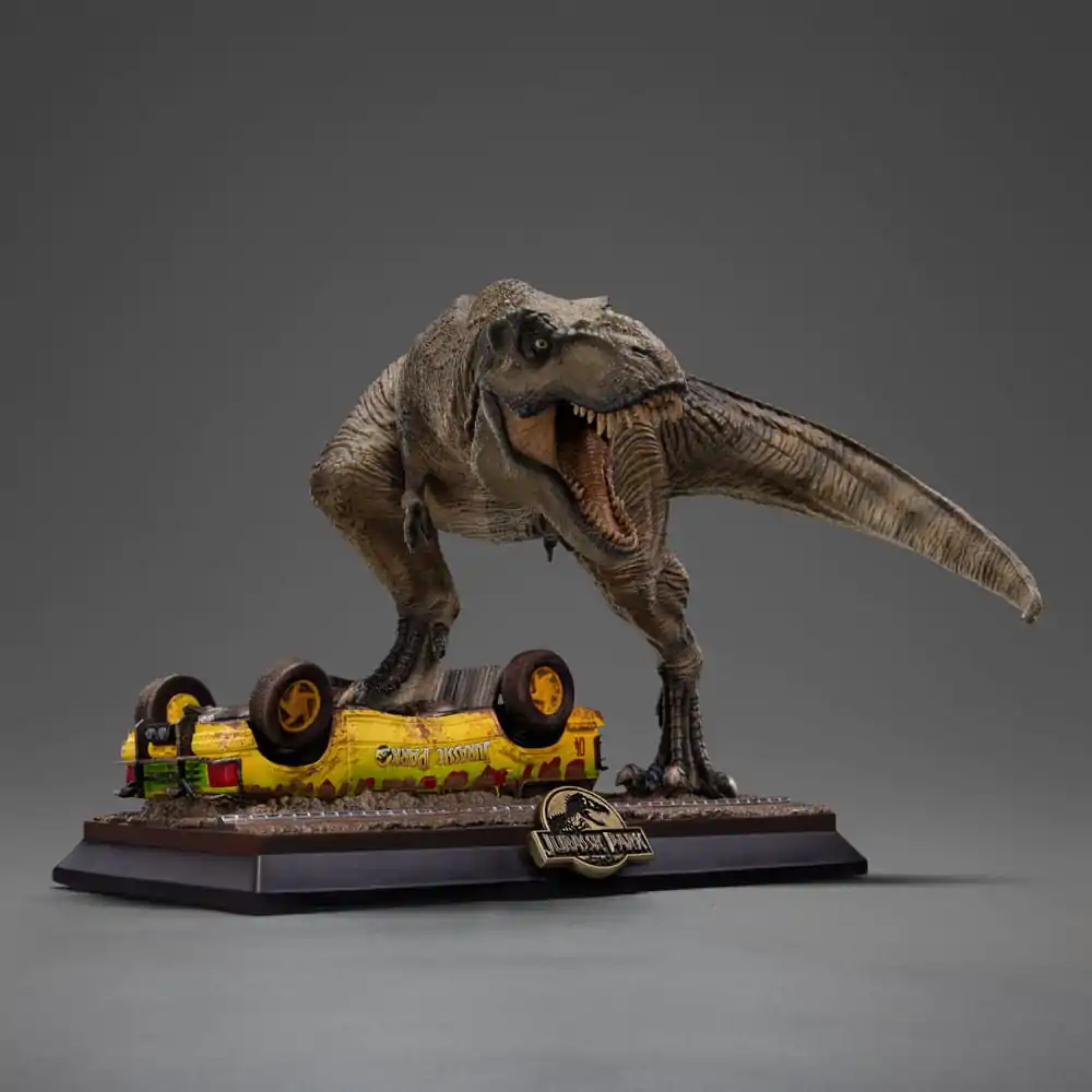 Jurassic Park Icons Statue PVC T-Rex Attack 15 cm termékfotó