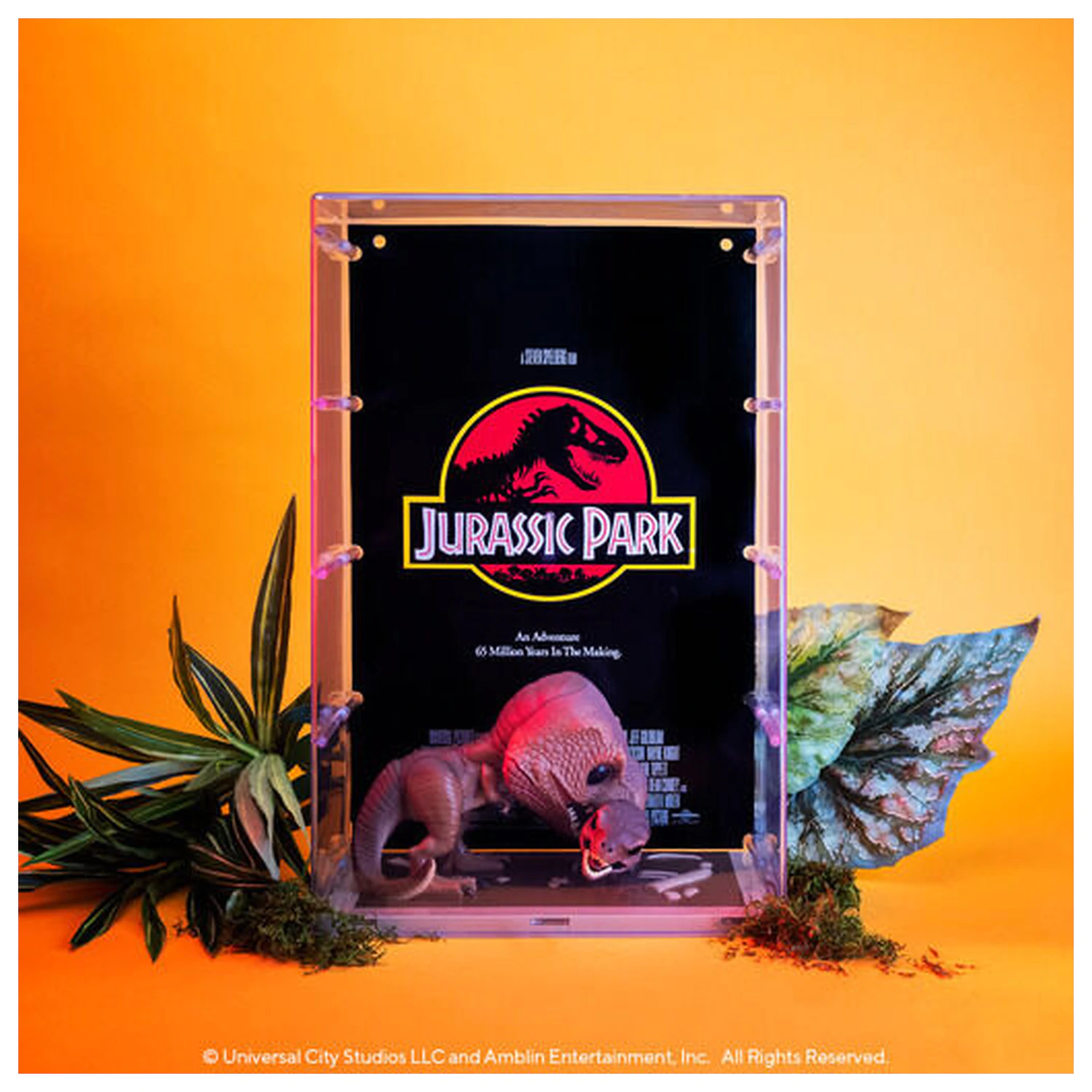 Jurassic Park POP! Movie Poster & Figure Tyrannosaurus Rex & Velociraptor 9 cm product photo