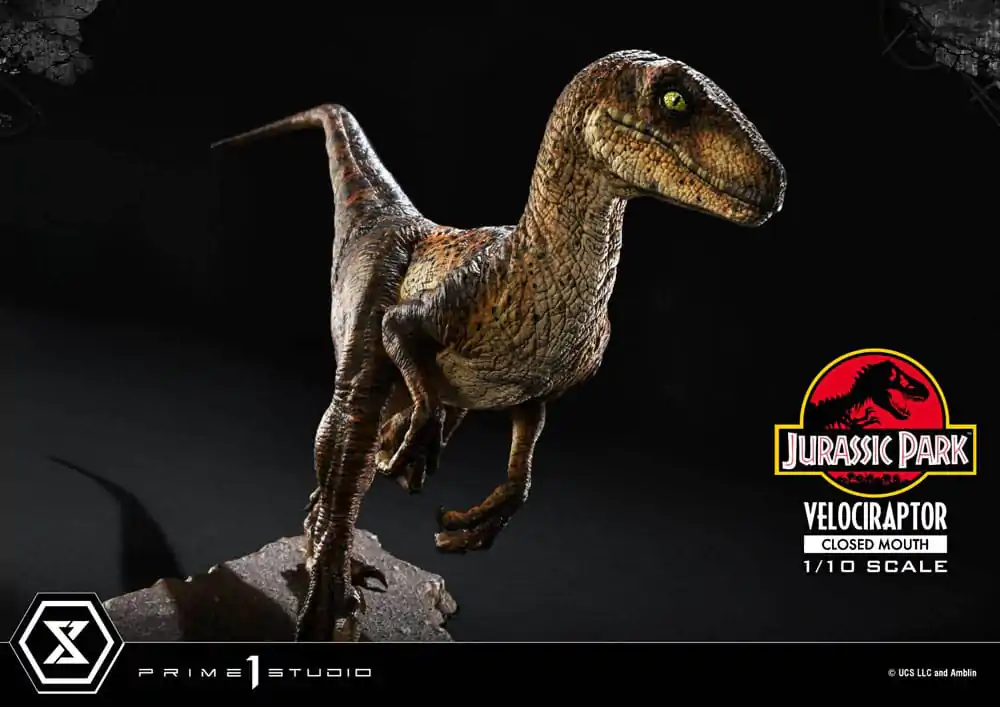 Jurassic Park Prime Collectibles Statue 1/10 Velociraptor Closed Mouth 19 cm termékfotó