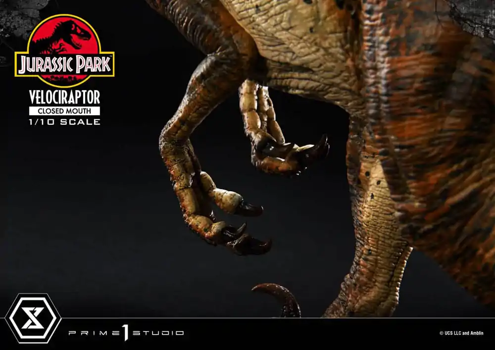 Jurassic Park Prime Collectibles Statue 1/10 Velociraptor Closed Mouth 19 cm termékfotó