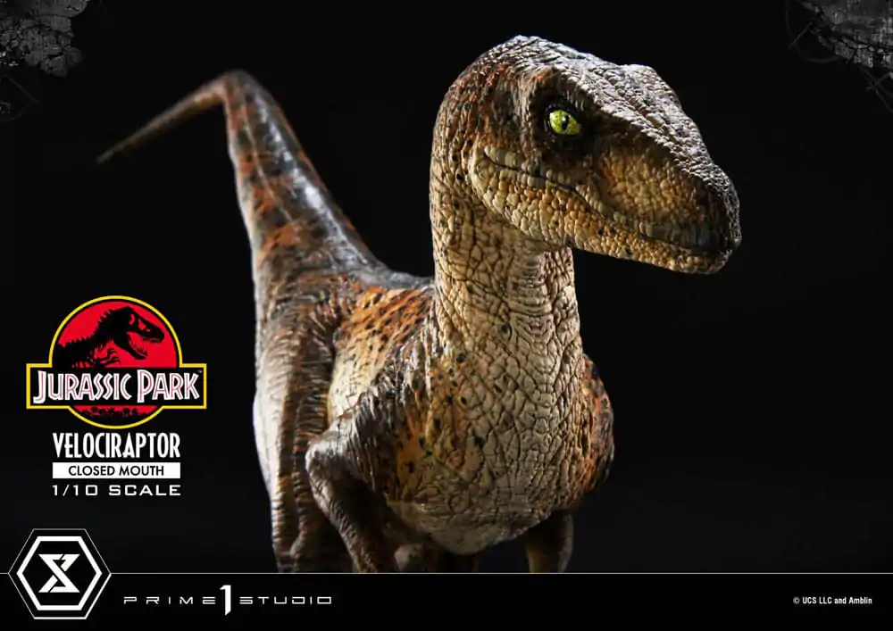 Jurassic Park Prime Collectibles Statue 1/10 Velociraptor Closed Mouth 19 cm termékfotó