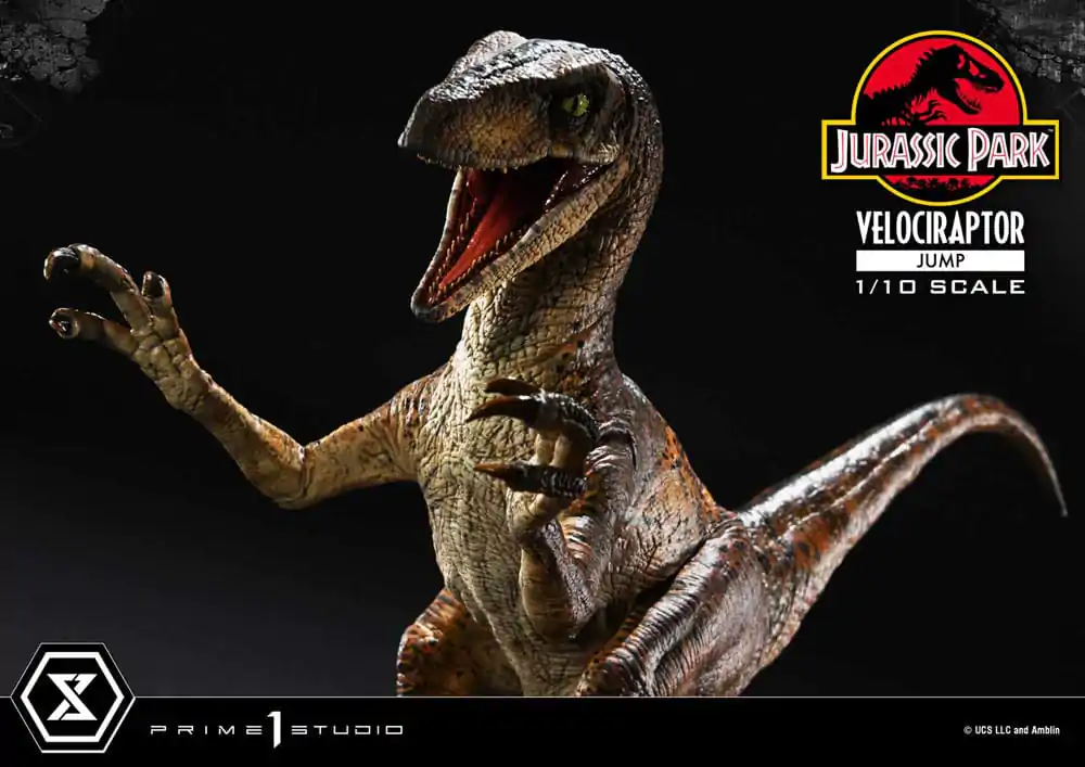 Jurassic Park Prime Collectibles Statue 1/10 Velociraptor Jump 21 cm termékfotó