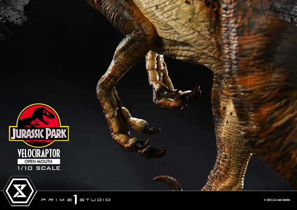 Jurassic Park Prime Collectibles Statue 1/10 Velociraptor Open Mouth 19 cm termékfotó