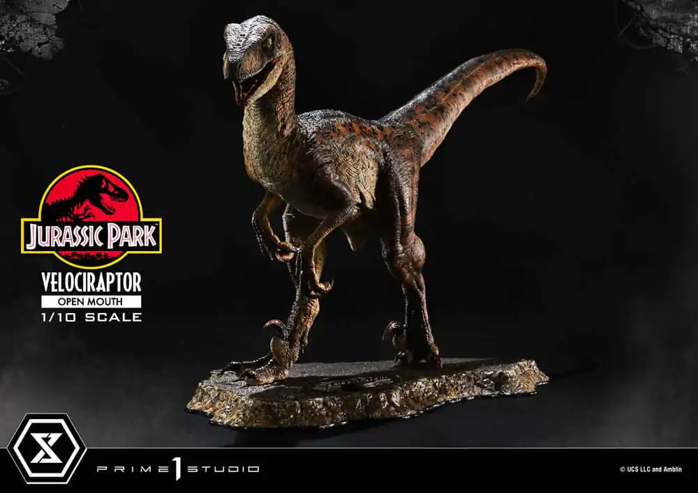 Jurassic Park Prime Collectibles Statue 1/10 Velociraptor Open Mouth 19 cm termékfotó