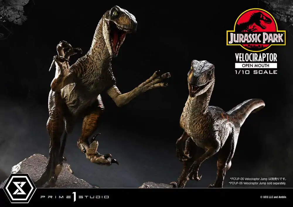 Jurassic Park Prime Collectibles Statue 1/10 Velociraptor Open Mouth 19 cm termékfotó