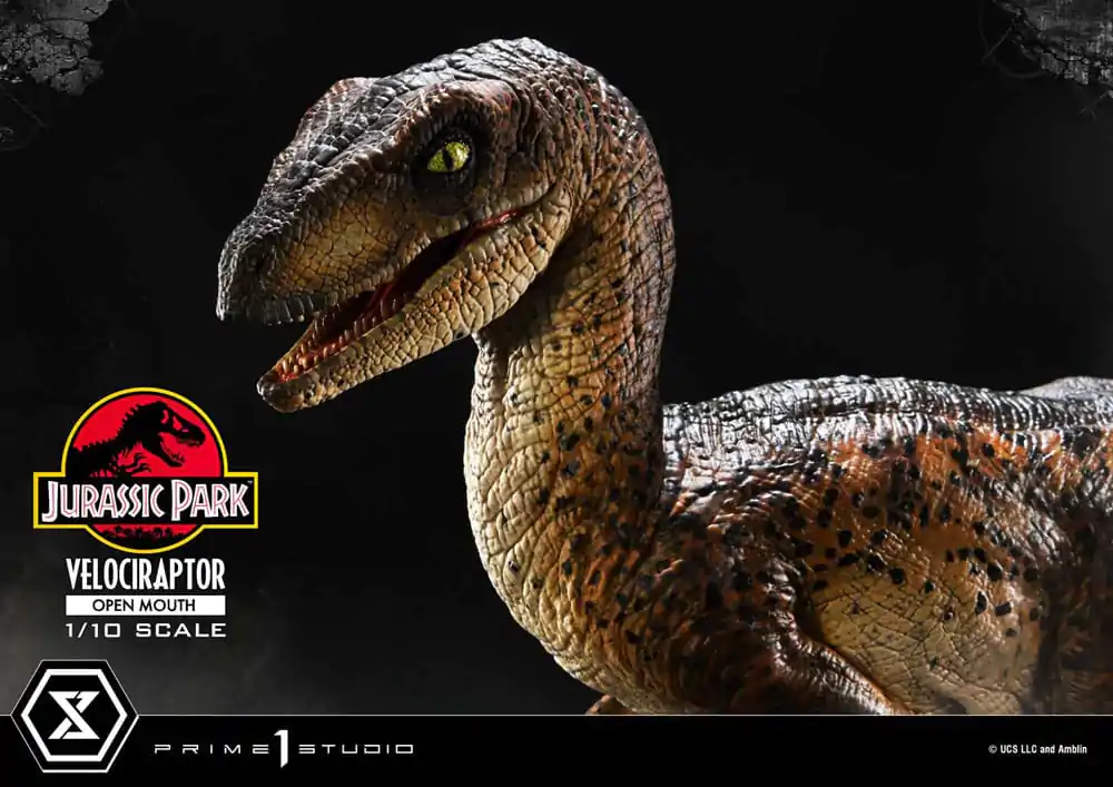 Jurassic Park Prime Collectibles Statue 1/10 Velociraptor Open Mouth 19 cm termékfotó