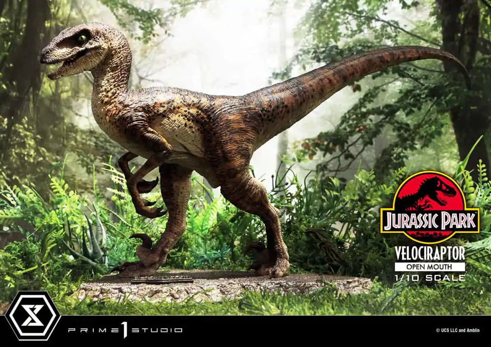 Jurassic Park Prime Collectibles Statue 1/10 Velociraptor Open Mouth 19 cm termékfotó