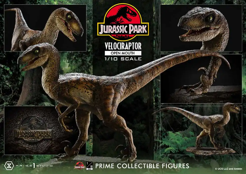 Jurassic Park Prime Collectibles Statue 1/10 Velociraptor Open Mouth 19 cm termékfotó