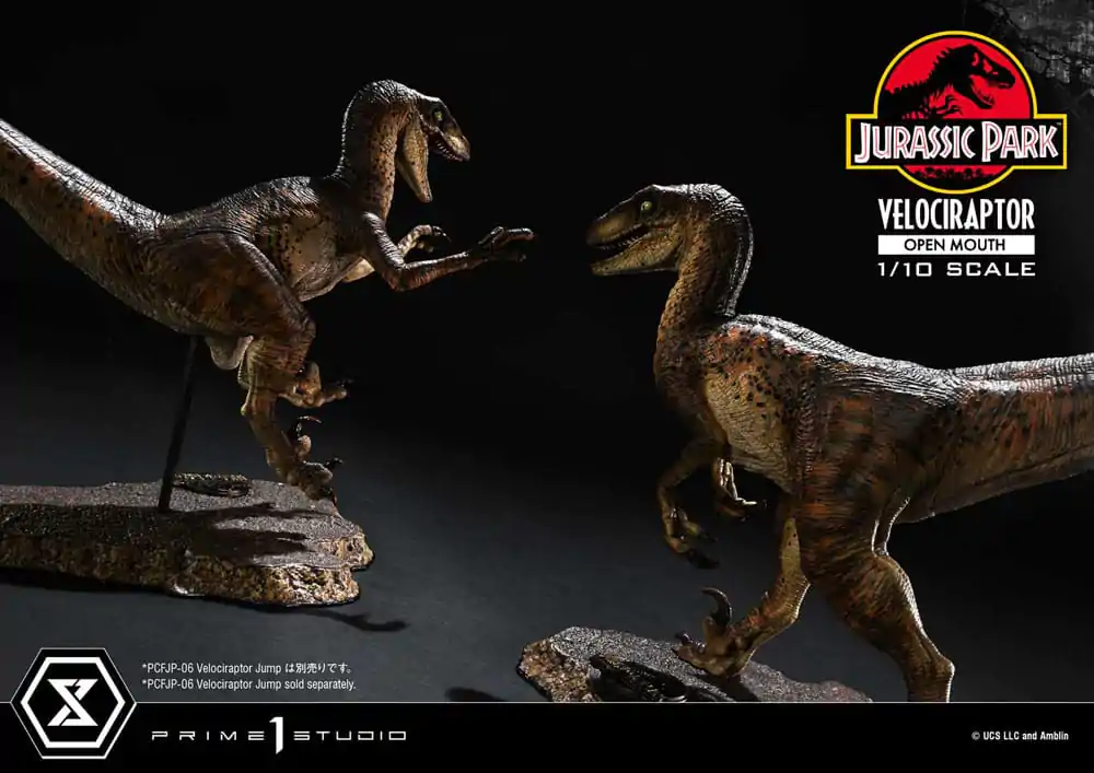 Jurassic Park Prime Collectibles Statue 1/10 Velociraptor Open Mouth 19 cm termékfotó