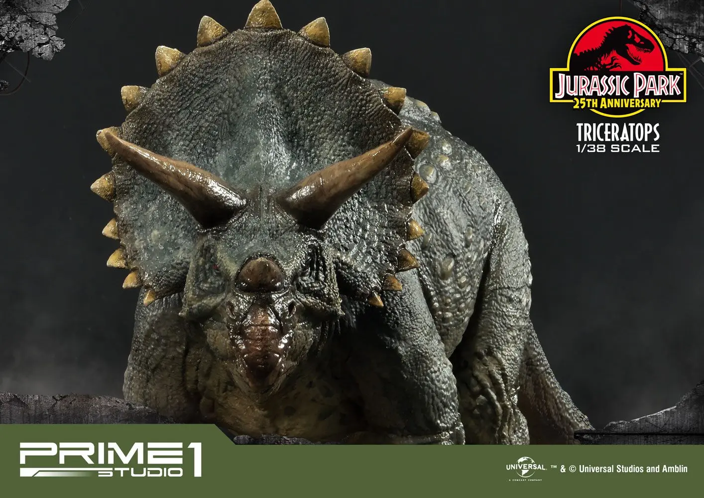 Jurassic Park Prime Collectibles PVC Statue 1/38 Triceratops 11 cm product photo