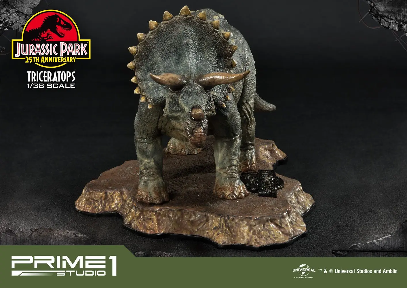 Jurassic Park Prime Collectibles PVC Statue 1/38 Triceratops 11 cm product photo