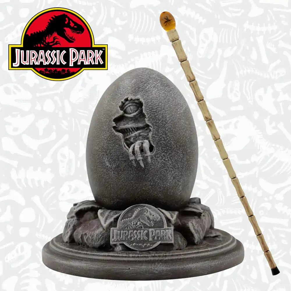 Jurassic Park Replicas 30th Anniversary Replica Egg & John Hammond Cane Set product photo