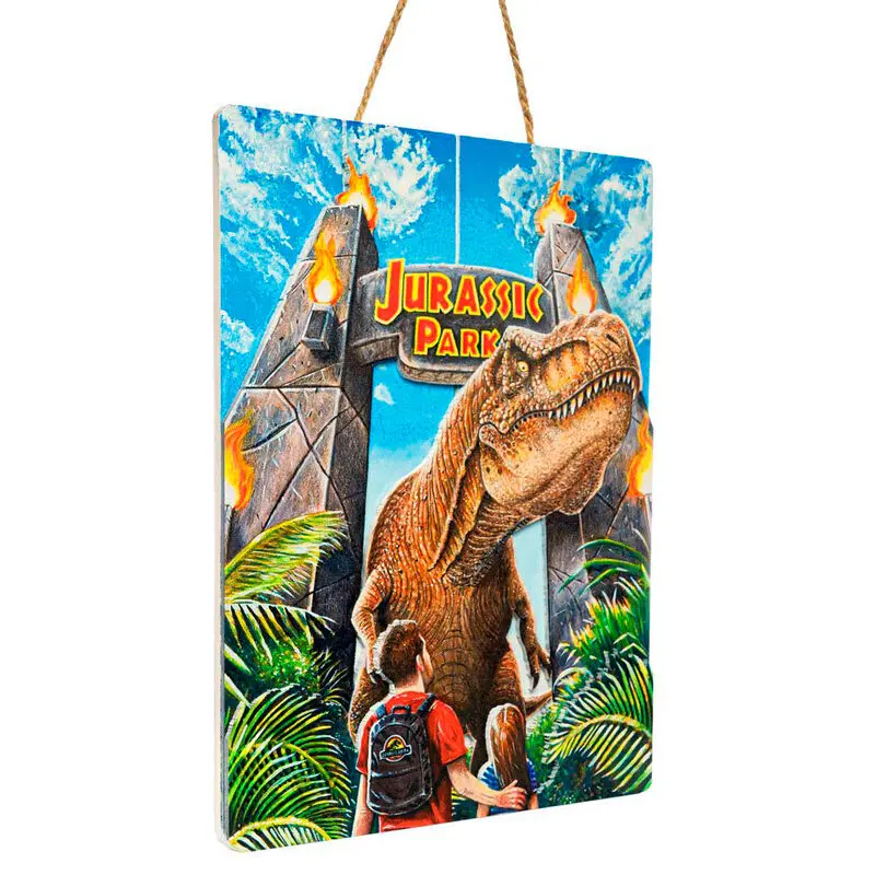 Jurassic Park WoodArts 3D Wooden Wall Art Rex Attack 30 x 40 cm product photo