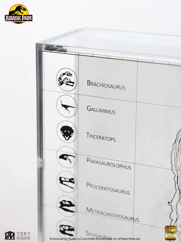 Jurassic Park Topographic Map Isla Nublar  product photo